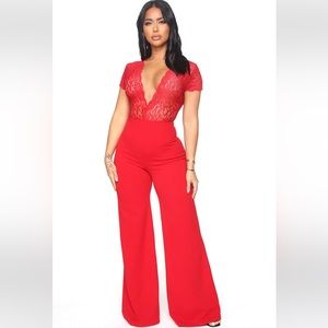 Fashionnova Lace jumpsuit